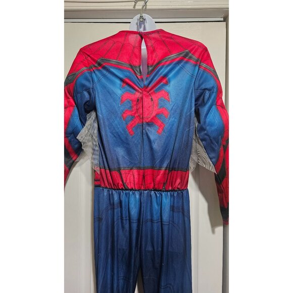 Spider-Man Far From Home Kid Muscle Costume Hasbro Glow FX Mask Halloween Marvel - Picture 5 of 13